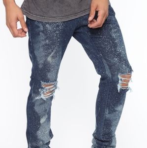 Fashion nova distressed Jean's men